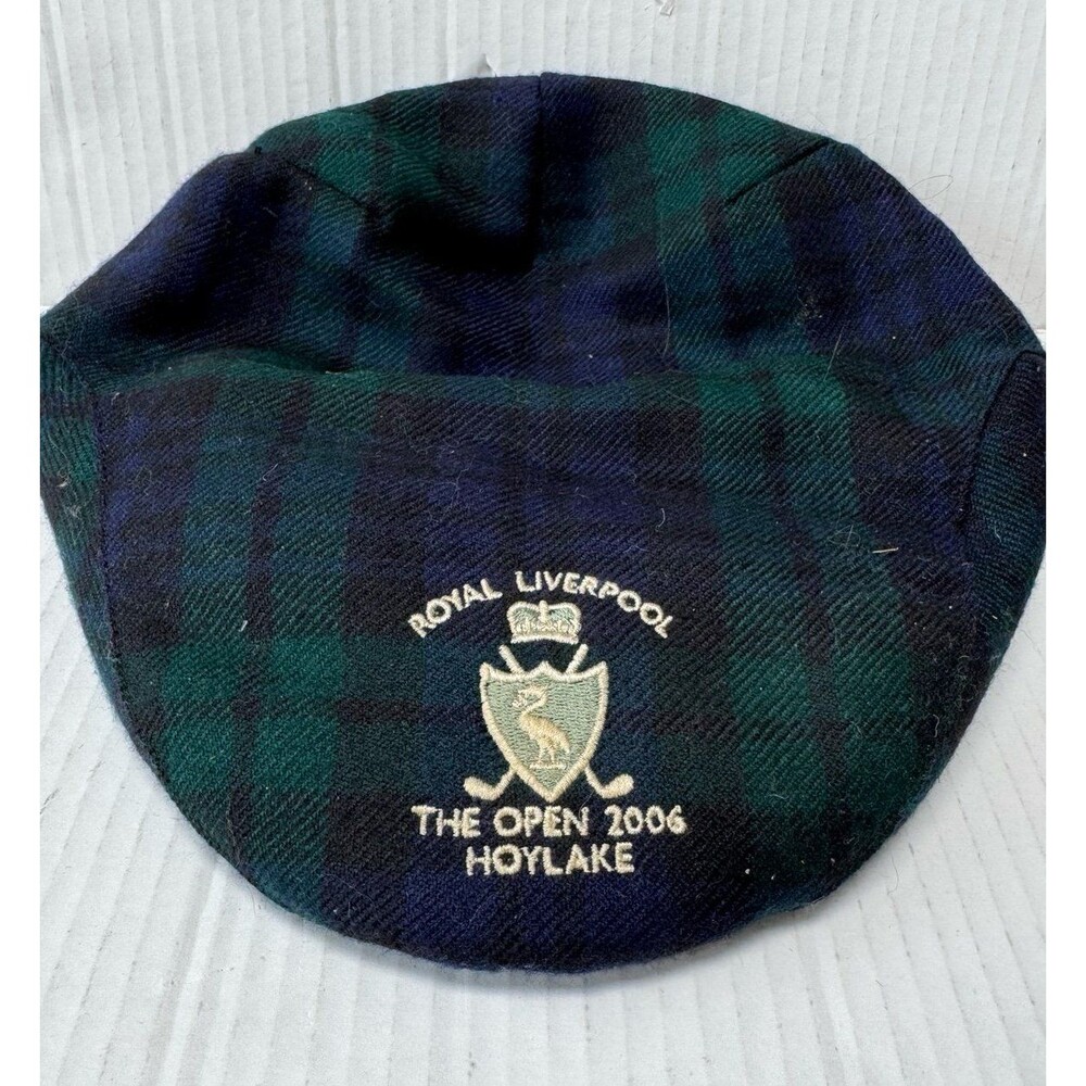 VTG Plaid Paterson Wool Hat The Open Championship Royal Liverpool Hoylake 2006